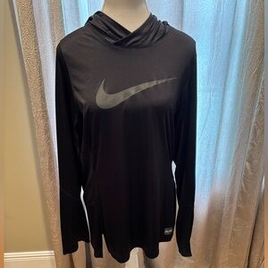 Nike Black Long Sleeve dry fit Hoodie